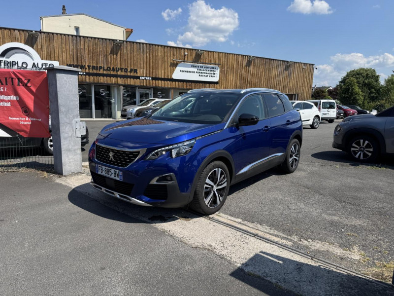 Peugeot 3008 1.5 BLUEHDI S&S - 130 BVA ALLURE BUSINESS GPS   CAMERA AR   CLIM DIESEL BLEU FONCE Occasion à vendre