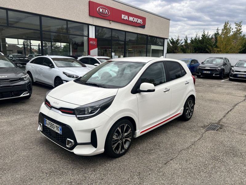Kia PICANTO 1.2 DPI 84CH GT LINE PREMIUM BVMA5 Essence BLANC Occasion à vendre
