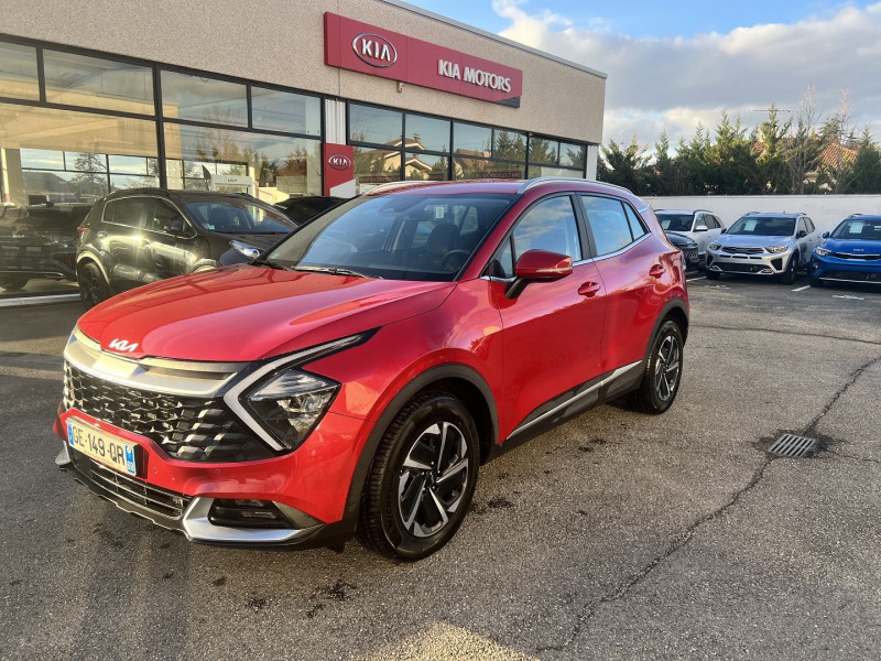 Kia SPORTAGE 1.6 T-GDI 230CH HEV ACTIVE BVA6 4X2 Hybride ROUGE Occasion à vendre