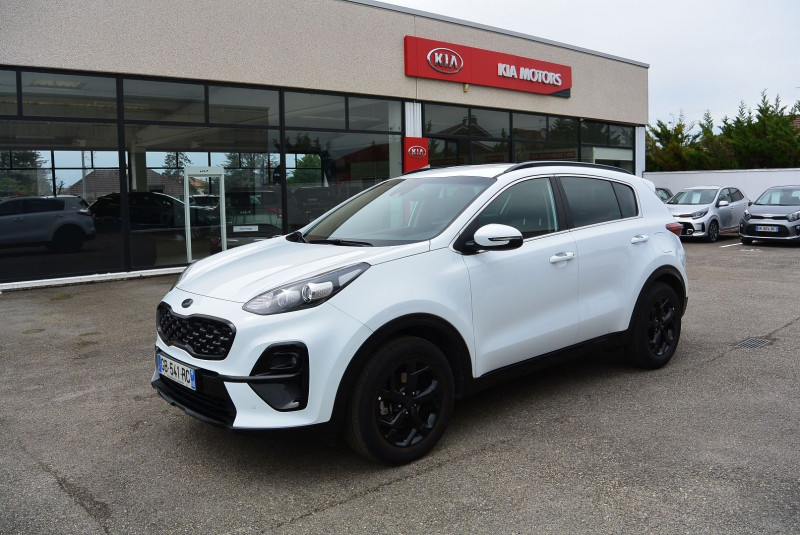 Kia SPORTAGE 1.6 CRDI 136CH MHEV BLACK EDITION 4X2 DCT7 Diesel BLANC Occasion à vendre