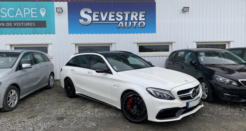 Photo 2 de l'offre de MERCEDES-BENZ CLASSE C BREAK C63 AMG S MCT C63S MALUS PAYE ENTRETIEN COMPLET MERCEDES à 51990€ chez Sevestre Automobiles Nantes