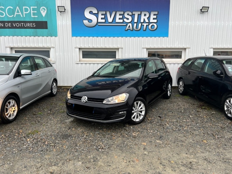Volkswagen GOLF VII 1.6 TDI 110CH BLUEMOTION TECHNOLOGY FAP LOUNGE 5P Diesel NOIR Occasion à vendre