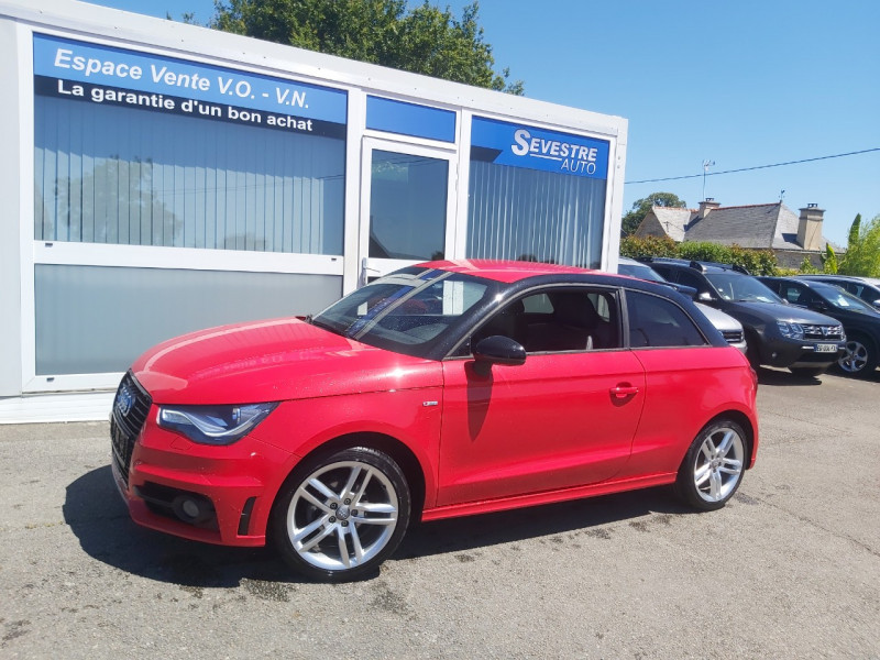 Audi A1 1.2 TFSI 86CH AMBITION PACK S LINE Essence ROUGE Occasion à vendre