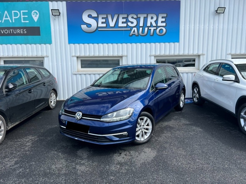 Volkswagen GOLF VII 1.6 TDI 115CH FAP CONFORTLINE DSG7 EURO6D-T 5P Diesel BLEU Occasion à vendre