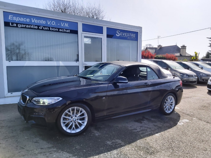 Bmw SERIE 2 CABRIOLET (F23) 218IA 136CH M SPORT Essence NOIR Occasion à vendre