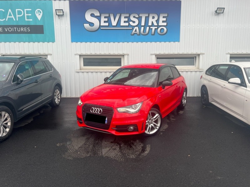 Audi A1 1.2 TFSI 86CH AMBITION PACK S LINE Essence ROUGE Occasion à vendre