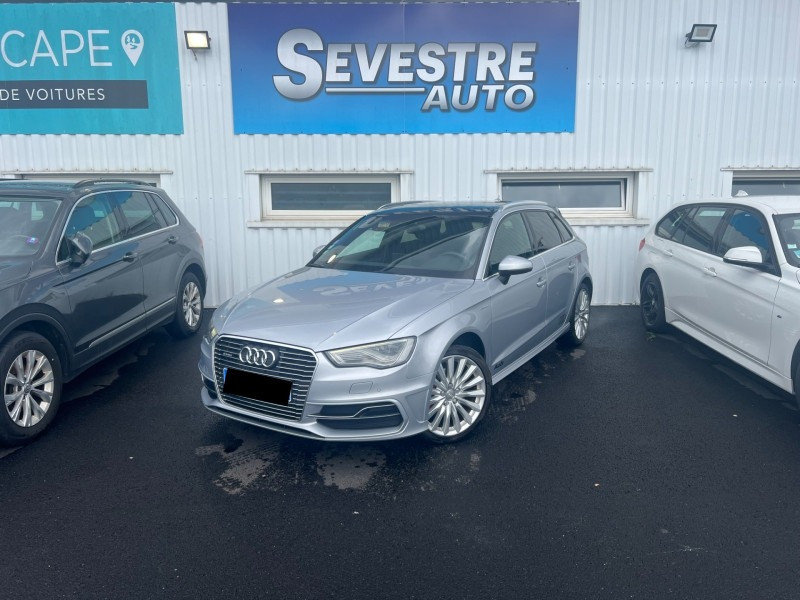 Audi A3 SPORTBACK 1.4 TFSI 204CH E-TRON AMBITION S TRONIC 6 Hybride GRIS CLAIR Occasion à vendre