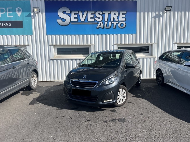 Peugeot 108 1.0 VTI ACTIVE 5P Essence GRIS FONCE Occasion à vendre