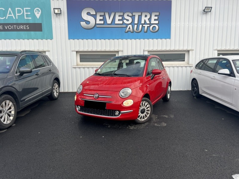 Fiat 500 1.2 8V 69CH LOUNGE Essence ROUGE Occasion à vendre