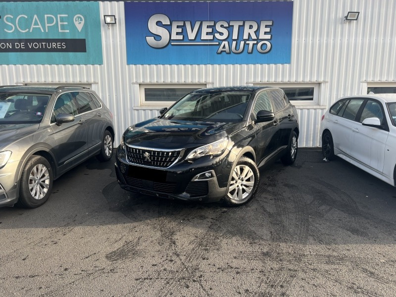 Peugeot 3008 1.2 PURETECH 130CH ACTIVE BUSINESS S&S EAT8  6CV Essence NOIR Occasion à vendre