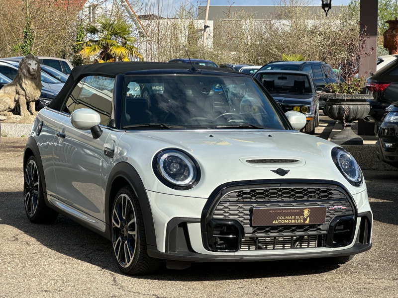 Mini CABRIO COOPER S 178CH JOHN COOPER WORKS BVA7 Essence GRIS Occasion à vendre