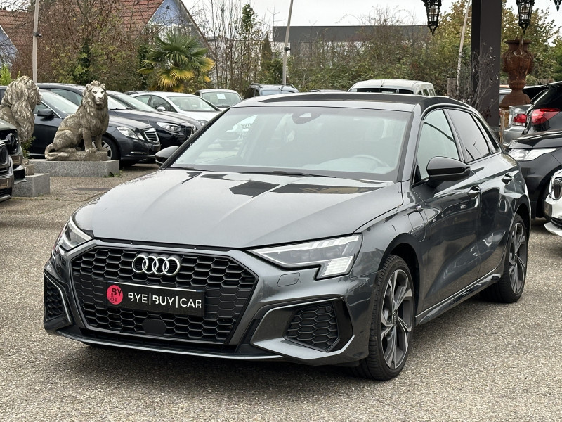 Audi A3 SPORTBACK 40 TFSI E 204CH S LINE S TRONIC 6 Hybride GRIS Occasion à vendre