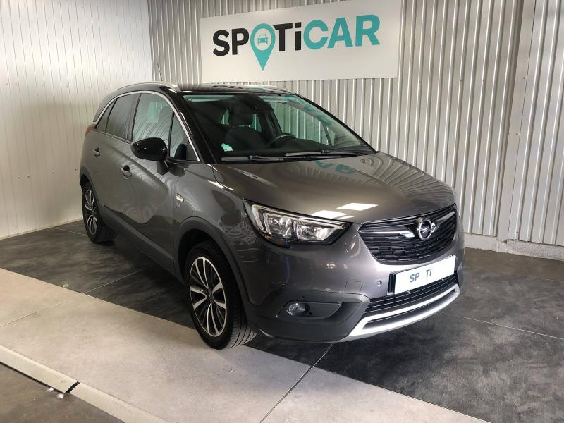Opel Crossland X 1.2 Turbo 110ch Design 120 ans Euro 6d-T Essence Gris Pierre de Lune/Toit Noir Diamant Occasion à vendre