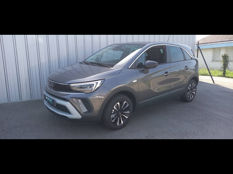 Opel Crossland 1.2 Turbo 110ch Elegance Business Essence Gris Vulkan métallisé/Toit Noir Occasion à vendre
