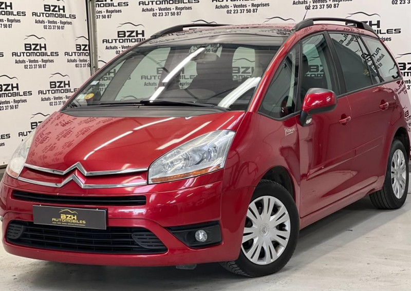 Citroen GRAND C4 PICASSO 1.6 HDI110 FAP MILLENIUM 7PL Diesel ROUGE Occasion à vendre