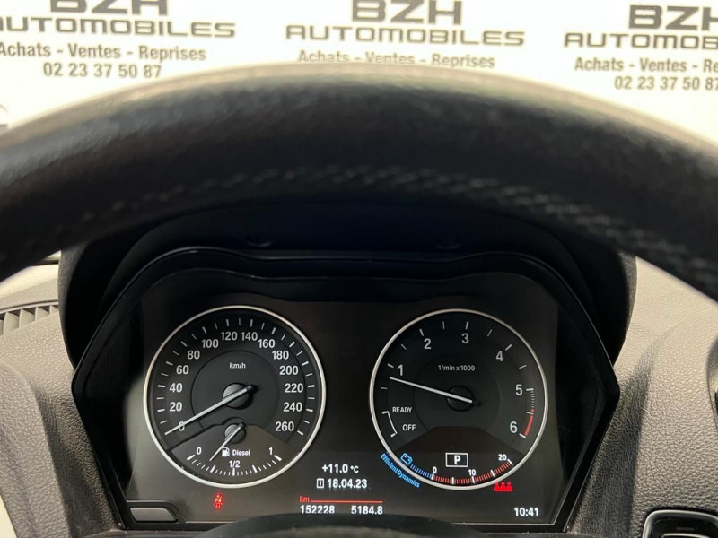 Photo 11 de l'offre de BMW SERIE 1 (F21/F20) 118DA 150CH LOUNGE 5P à 17990€ chez BZH Automobiles
