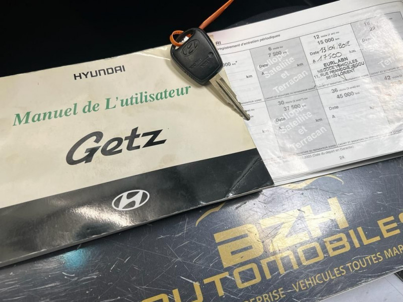 Photo 14 de l'offre de HYUNDAI GETZ 1.1 PACK CLIM 5P à 5990€ chez BZH Automobiles