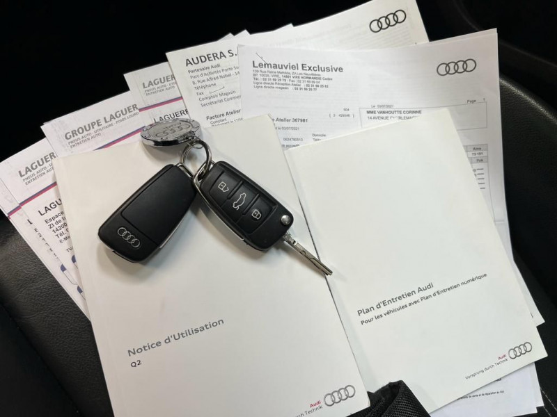 Photo 17 de l'offre de AUDI Q2 1.6 TDI 116CH DESIGN LUXE à 21990€ chez BZH Automobiles
