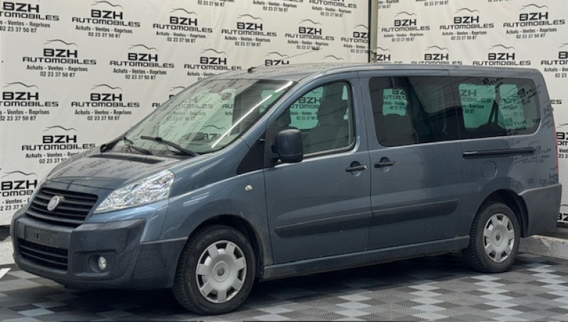 Photo 3 de l'offre de FIAT SCUDO COMBI CH1 2.0 MULTIJET 16V 128CH 8 PLACES * CLIM / REGUL / ATTELAGE / RADAR DE RECUL * à 13490€ chez BZH Automobiles