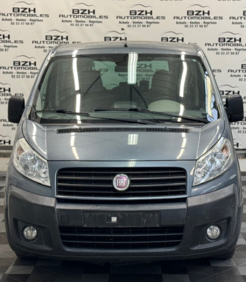 Photo 2 de l'offre de FIAT SCUDO COMBI CH1 2.0 MULTIJET 16V 128CH 8 PLACES * CLIM / REGUL / ATTELAGE / RADAR DE RECUL * à 13490€ chez BZH Automobiles