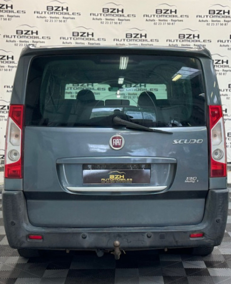 Photo 4 de l'offre de FIAT SCUDO COMBI CH1 2.0 MULTIJET 16V 128CH 8 PLACES * CLIM / REGUL / ATTELAGE / RADAR DE RECUL * à 13490€ chez BZH Automobiles