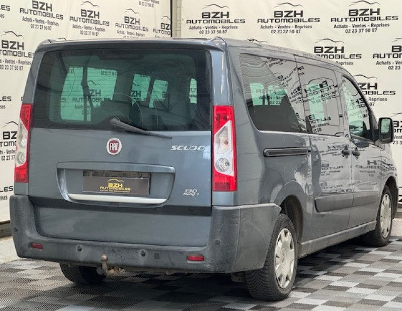 Photo 5 de l'offre de FIAT SCUDO COMBI CH1 2.0 MULTIJET 16V 128CH 8 PLACES * CLIM / REGUL / ATTELAGE / RADAR DE RECUL * à 13490€ chez BZH Automobiles