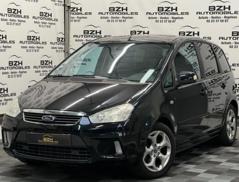 Ford C-MAX 1.6 TDCI 90CH TITANIUM * CLIM / REGUL / RADAR DE RECUL / TOIT PANNO * Diesel NOIR Occasion à vendre