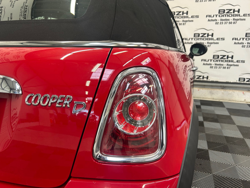 Photo 24 de l'offre de MINI CABRIO COOPER D 112CH PACK CHILI à 13490€ chez BZH Automobiles