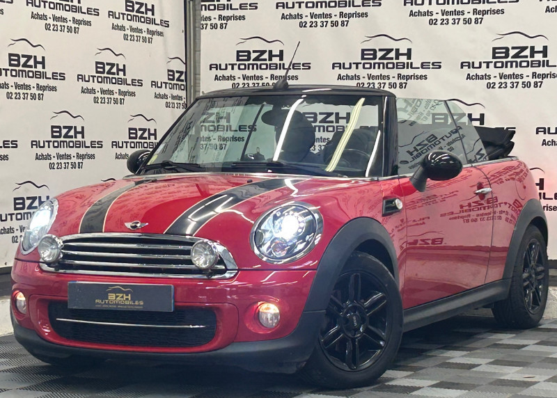 Mini CABRIO COOPER D 112CH PACK CHILI Diesel ROUGE Occasion à vendre