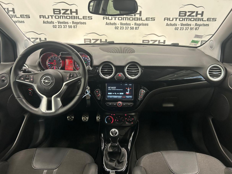 Photo 8 de l'offre de OPEL ADAM 1.4 TWINPORT 87CH BLACK EDITION START/STOP à 11990€ chez BZH Automobiles