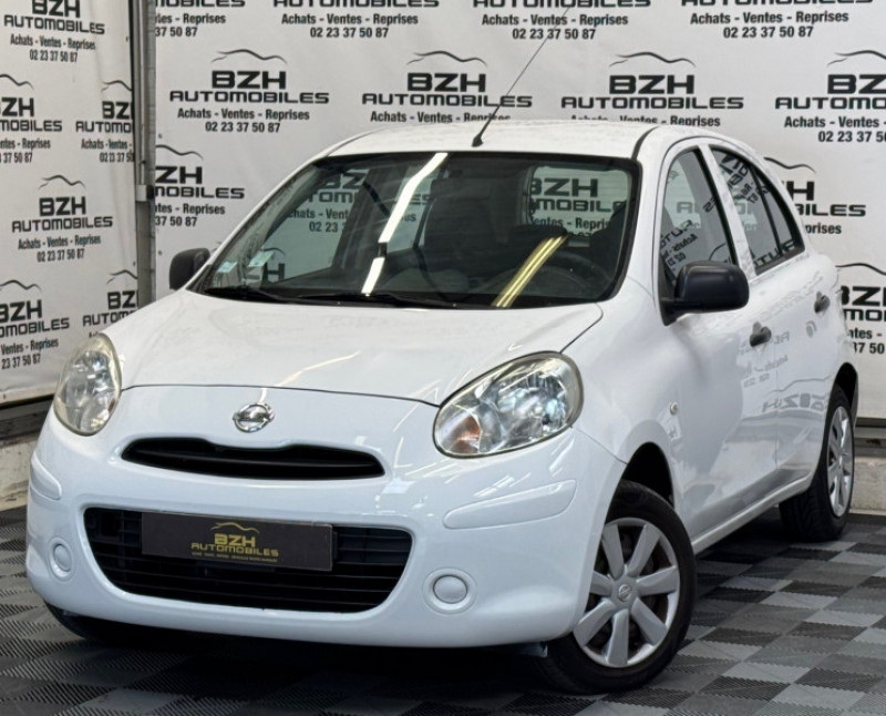Nissan MICRA 1.2 80CH VISIA 12 MOIS Essence BLANC Occasion à vendre
