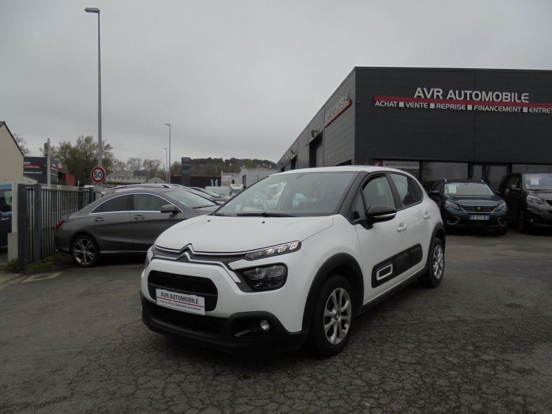 Citroen C3 1.5 BLUEHDI 100CH S&S FEEL AUTO-ÉCOLE Diesel BLANC Occasion à vendre