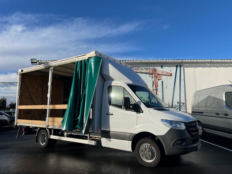 Mercedes-Benz SPRINTER CCB CAISSE SAVOYARDE TAUTLINER 515 CDI 43 3T5 PRO Diesel BLANC Occasion à vendre