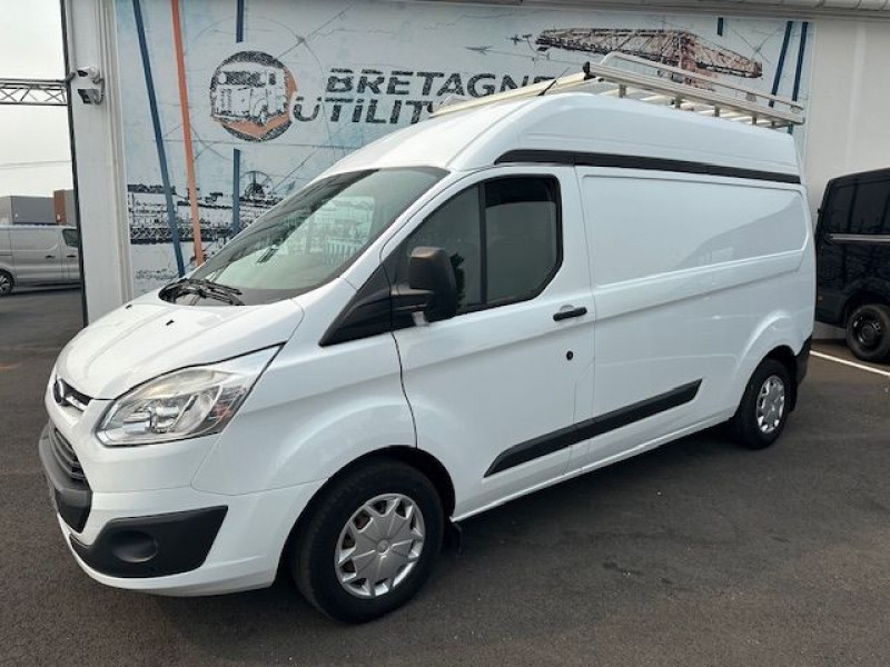 Ford TRANSIT CUSTOM L2H2 2.0 TDCI 130 TREND + GALERIE + ATTELAGE Diesel BLANC Occasion à vendre