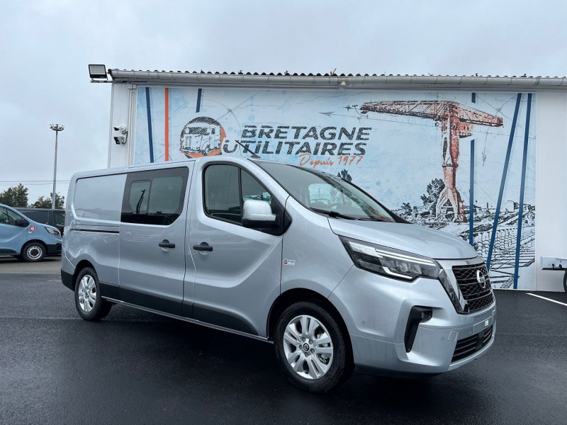 Photo 1 de l'offre de NISSAN PRIMASTAR FG GRIS L2H1 3T0 2.0 DCI 170CH CABINE APPROFONDIE 5 PLACES TEKNA BVA9 EURO6EB à 42780€ chez Bretagne Utilitaires