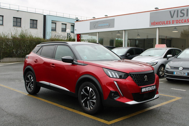 Peugeot 2008 1.2 PURETECH 130CH S&S GT LINE EAT8 7CV Essence ROUGE Occasion à vendre