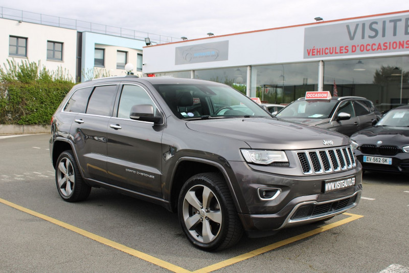 Jeep GRAND CHEROKEE 3.6 V6 286CH FLEXFUEL OVERLAND BVA8 Essence GRIS  Occasion à vendre