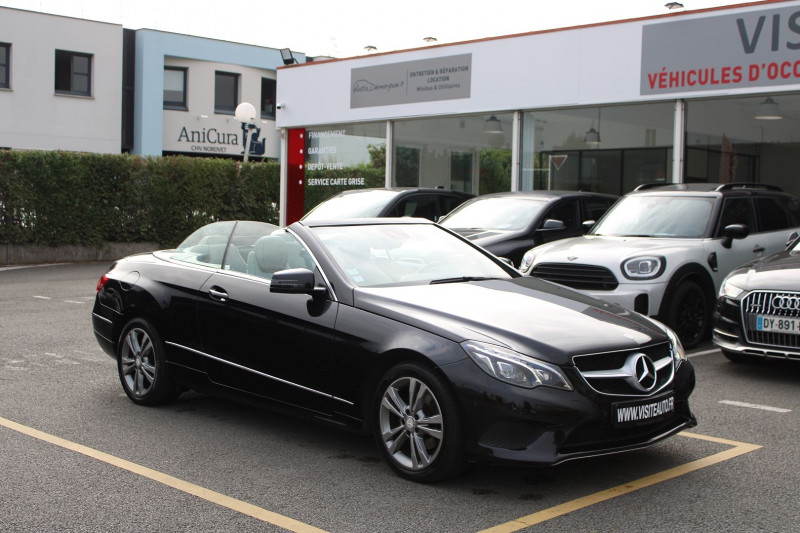Mercedes-Benz CLASSE E CABRIOLET 220 CDI EXECUTIVE CUIR NAPPA CHAUFFANTS FULL LED Diesel NOIR Occasion à vendre