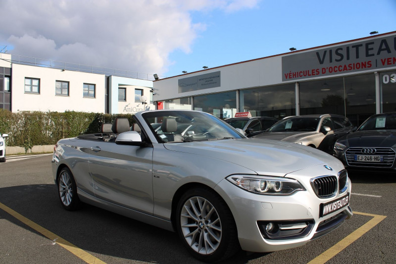 Photo 3 de l'offre de BMW SERIE 2 CABRIOLET (F23) 220D 190CH SPORT SIEGES CHAUFFANTS PACK ADVANCED XENON à 19990€ chez Visiteauto.fr