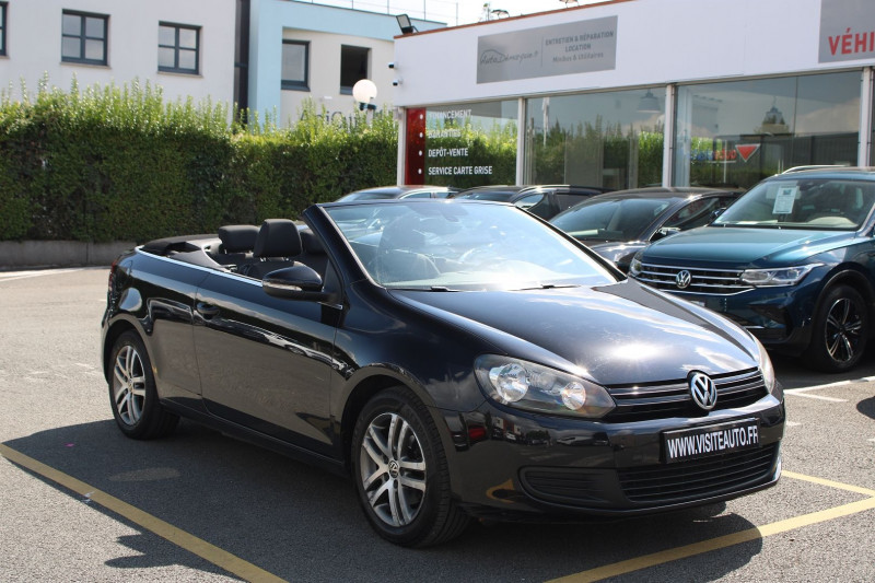 Volkswagen GOLF VI CABRIOLET 1.6 TDI 105CH FAP Diesel NOIR Occasion à vendre