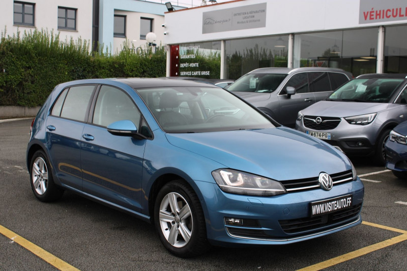 Volkswagen GOLF VII 1.4 TSI 125CH BLUEMOTION TECHNOLOGY HIGHLINE DSG7 5P Essence BLEU Occasion à vendre