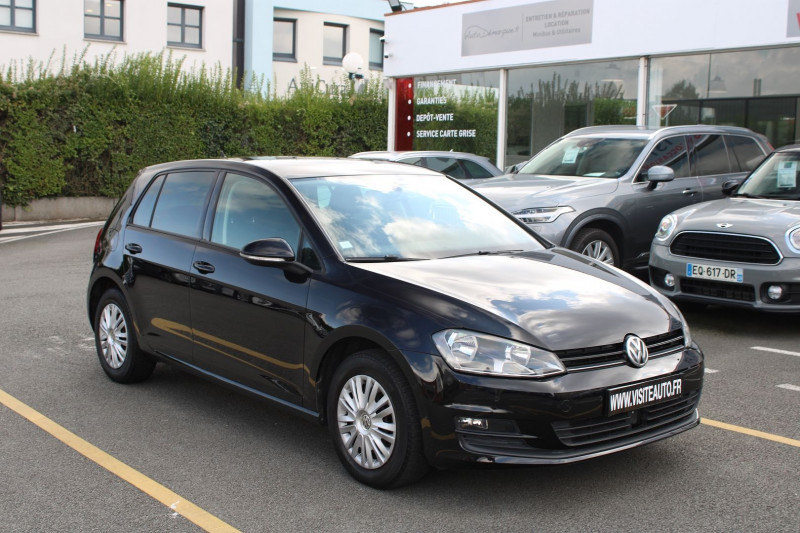 Volkswagen GOLF VII 1.4 TSI 125CH BLUEMOTION TECHNOLOGY CARAT DSG7 5P Essence NOIR Occasion à vendre