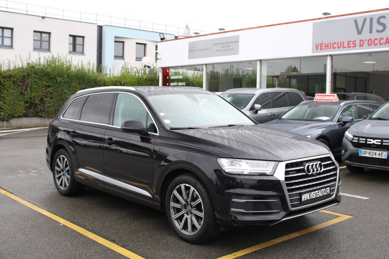 Audi Q7 3.0 V6 TDI 272CH CLEAN DIESEL AVUS EXTENDED QUATTRO TIPTRONIC 7 PLACES ATTELAGE Diesel NOIR Occasion à vendre