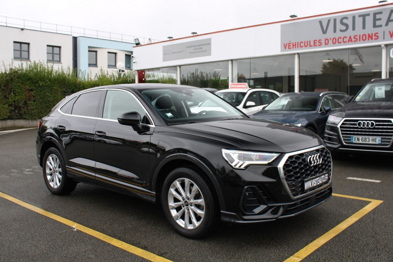 Audi Q3 SPORTBACK 35 TFSI 150CH ADVANCED S TRONIC 7 TOIT OUVRANT SIEGES CHAUFFANTS Essence NOIR Occasion à vendre