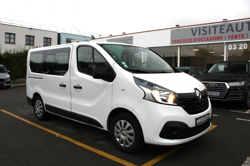 Renault TRAFIC III COMBI L1 1.6 DCI 125CH ENERGY LIFE 9 PLACES Diesel BLANC Occasion à vendre