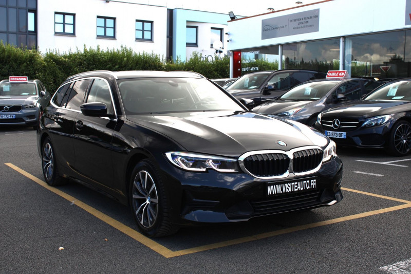 Bmw SERIE 3 TOURING (G21) 320DA MH XDRIVE 190CH BUSINESS DESIGN Diesel NOIR Occasion à vendre