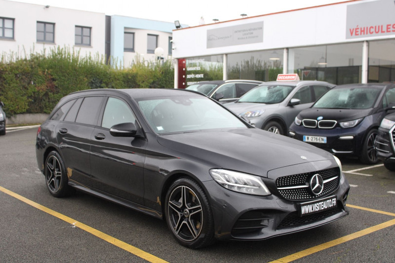 Mercedes-Benz CLASSE C BREAK 180 1.5 156CH AMG LINE 9G TRONIC Essence NOIR Occasion à vendre