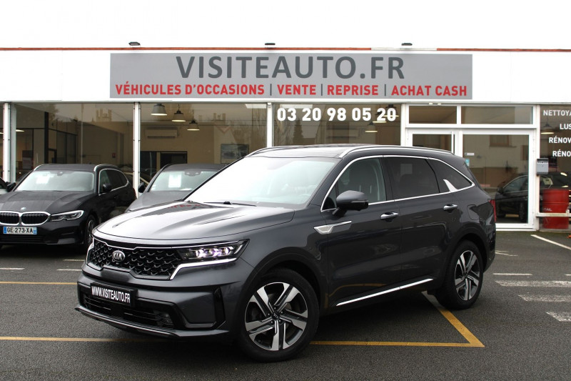 Kia SORENTO 1.6 T-GDI 265CH PHEV PREMIUM BVA6 4X4 Hybride GRIS Occasion à vendre