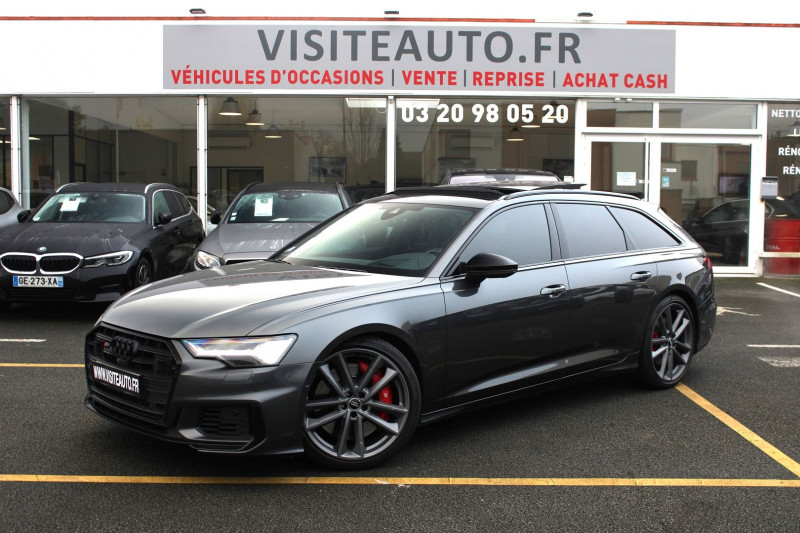 Audi S6 AVANT 3.0 TDI 349CH QUATTRO TIPTRONIC ROUES ARRIERES DIRECTRICES VISION NOCTURNE MATRI Diesel GRIS  Occasion à vendre