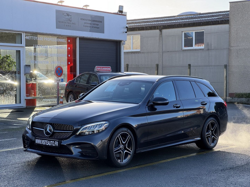 Photo 3 de l'offre de MERCEDES-BENZ CLASSE C BREAK 180 1.5 156CH AMG LINE 9G TRONIC PACK PREMIUM PACK BLACK à 25990€ chez Visiteauto.fr